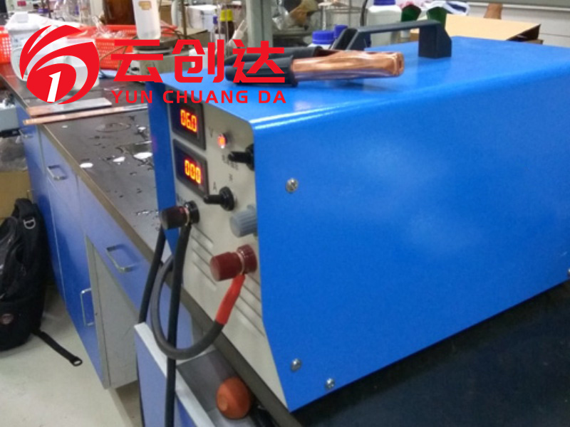 Rotary brush plating machine